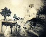 Louis Lcart Japanese Garden oil painting artist